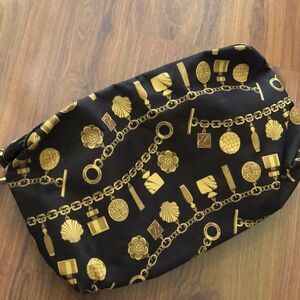 Estee Lauder jewel bracelet print make up bag case